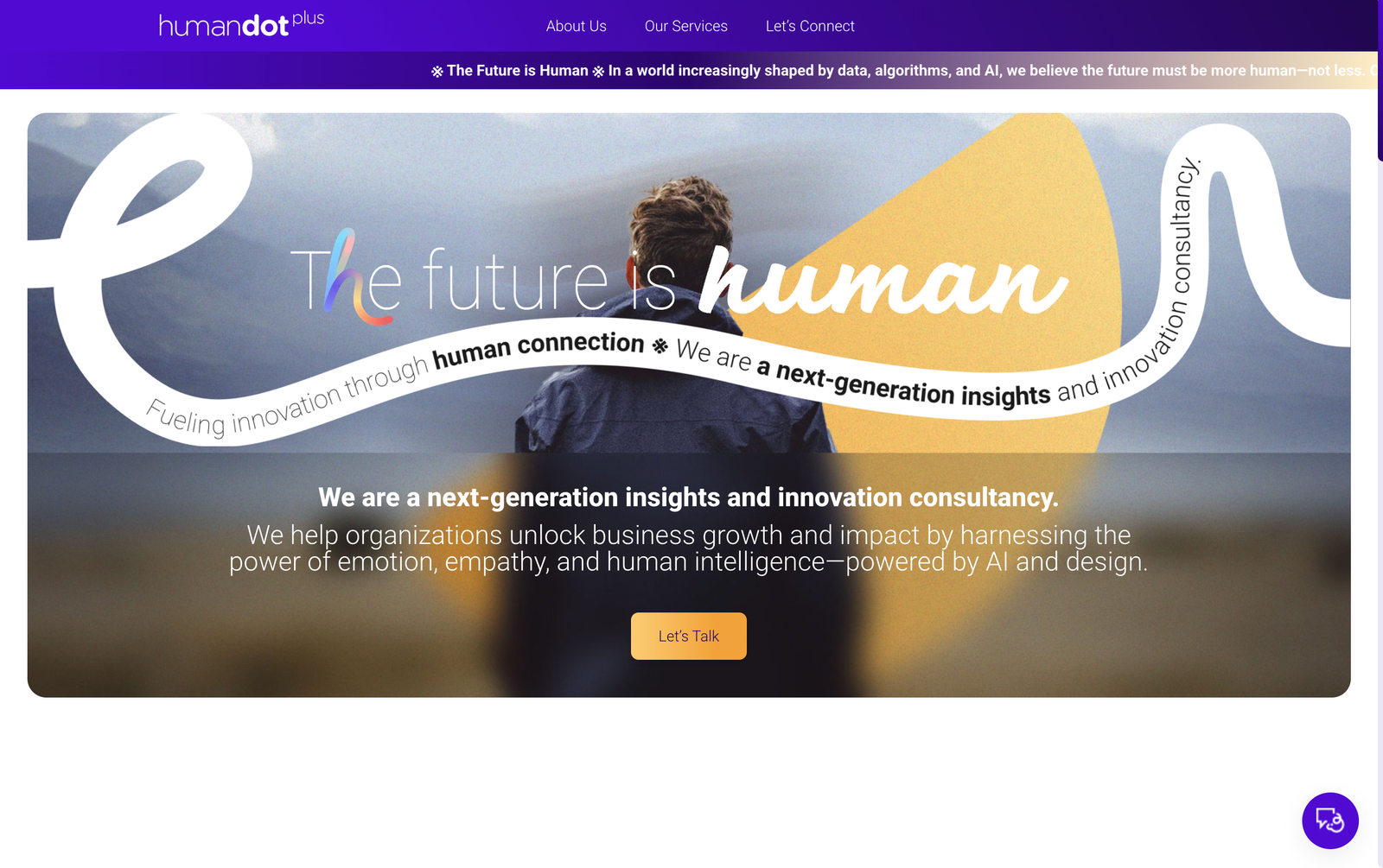 Human Plus corporate website — custom web design and development freelance Colombia